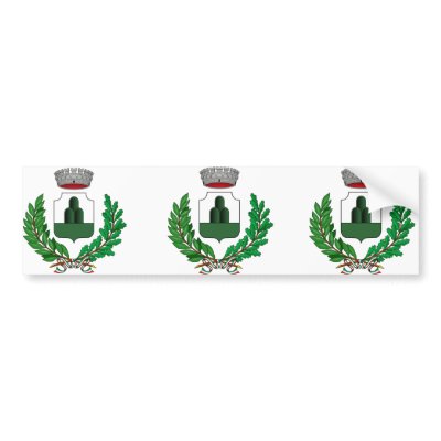 Monte Compatri Stemma, Italy Bumper Stickers by bestflag