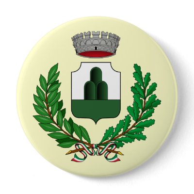 Monte Compatri Stemma, Italy Pinback Buttons by bestflag