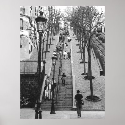 Montemarte, Paris poster by photoinspiration