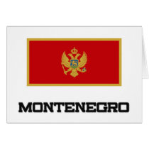 Montenegro Flag cards