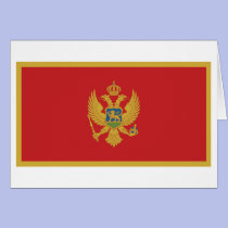 Montenegro Flag Products cards
