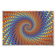 Monterey Fractal Art Photographic Print