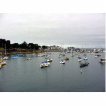 Monterey Harbour Water Boats Photo Cut Outs