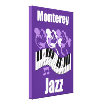 Monterey jazz canvas print