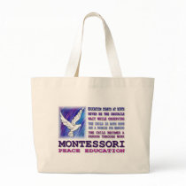 Montessori Dove Canvas Bags