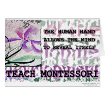 Montessori Iris Greeting Cards