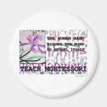 Montessori Iris Refrigerator Magnets