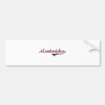 Montevideo Minnesota Classic Design Bumper Stickers