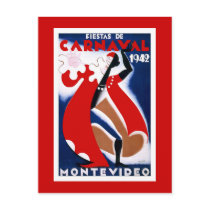 "Montevideo" Vintage Travel Poster Postcards