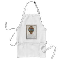 Montgolfier Brothers 1783 Hot Air Balloon Flight Aprons