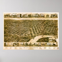 Montgomery Alabama 1887 Print
