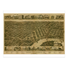 Montgomery Alabama in 1887 Post Card