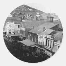 Montgomery Street San Francisco California 1850 Sticker