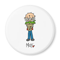 Month of May Refrigerator Magnet