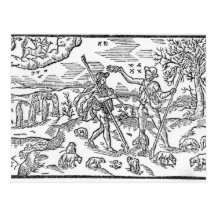 Month of September 'The Shepheardes Calender' Post Cards