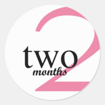 Month Two Sticker