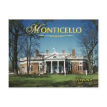 Monticello, Jefferson's Home, Virginia Postcards
