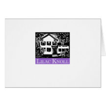 Monticule lilas Knote Kard Cartes De Vœux