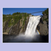 Montmorency Falls near Quebec City. postcards
