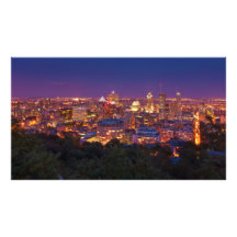 Montreal Canada City Skyline Belvedere Kondiaronk Photo Art