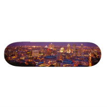 Montreal Canada City Skyline Belvedere Kondiaronk Skate Decks