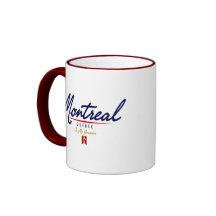 Montreal Script Mugs