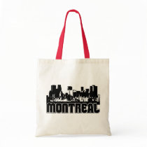 Montreal Skyline Canvas Bag