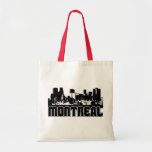 Montreal Skyline Canvas Bag