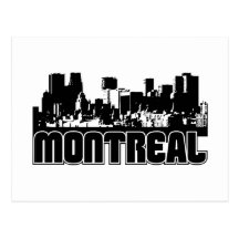 Montreal Skyline Postcards