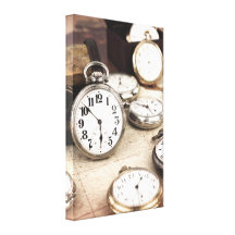 Montres de poche toiles tendues sur châssis