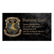 Montresor Coat of Arms Business Cards