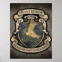 Montresor Coat of Arms Posters