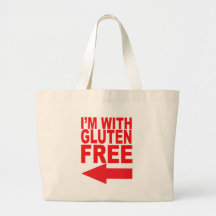 Montrez votre soutien de votre aimé sans gluten ! sacs en toile