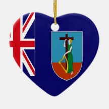 Montserrat Flag ornament