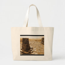 Monument On One Peak From Three Peaks In Lake Dist Canvas Bags