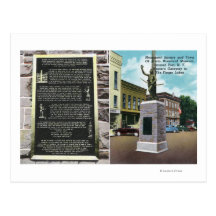 Monument Square and Erwin Historical Museum Post Card
