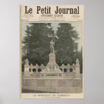 Monument to Gambetta at Ville-d'Avray Poster