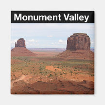 Monument Valley Fridge Magnet