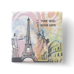 Monuments of the world custom button