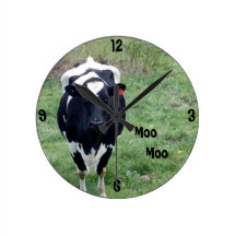 Moo Moo Wall Clock