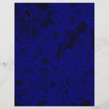 Mood Swings - Blue vs. Black Abstract Custom Flyer