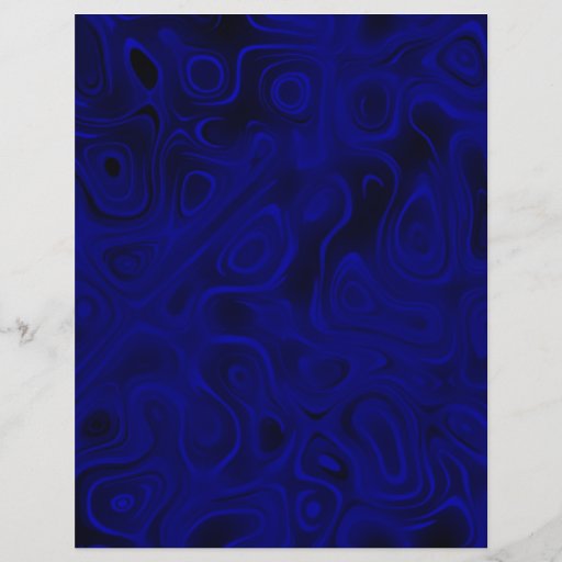 Mood Swings - Blue vs. Black Abstract Custom Flyer