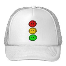 Moody Stoplight Buttons Mesh Hat