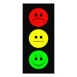 Moody Stoplight Personalized Rack Card
