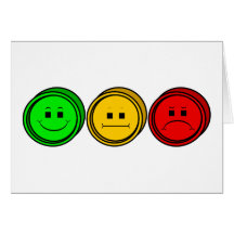 Moody Stoplight Trio Buttons Cards