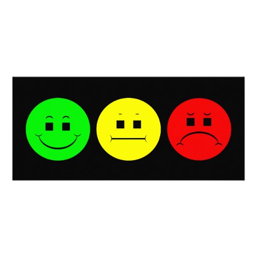 Moody Stoplight Trio Lefty Green Rack Card
