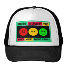 Moody Stoplight Trio Logo Trucker Hat