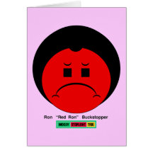 Moody Stoplight Trio Ron Buckstopper Face w Label Cards
