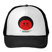 Moody Stoplight Trio Ron Buckstopper Face w Label Hats