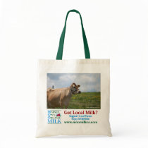 MOOMilk Shopping Tote - Jersey Canvas Bag